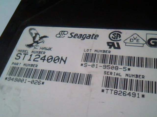 Hard Disk Drive SCSI Seagate Hawk ST12400N S-01-9508-5 949001-026 - image 2
