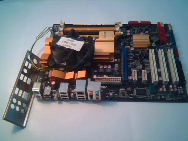 Motherboard Pentium ASUS P5Q rev 1.03G with Core 2 Duo 3.00GHz CPU RCA