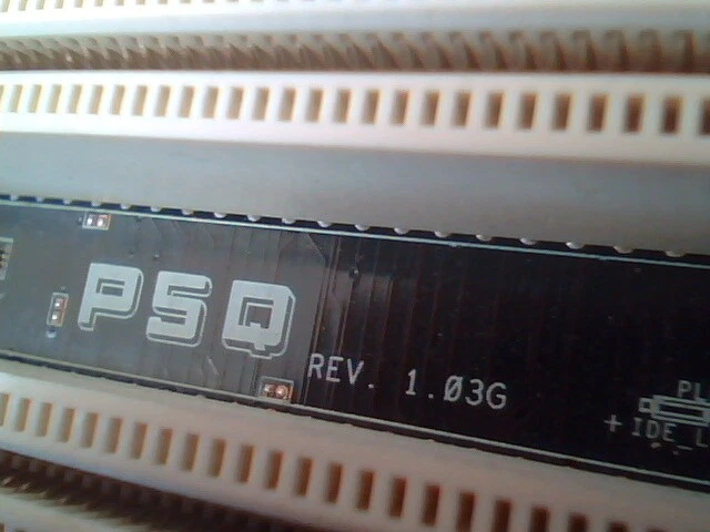 Motherboard Pentium ASUS P5Q rev 1.03G with Core 2 Duo 3.00GHz CPU RCA - image 2