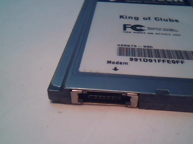 OSITECH TrumpCard King of Clubs PCMCIA Cell Cellular Data Card 400070-005 - image 6