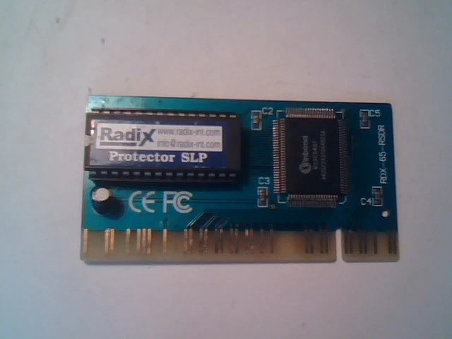 Radix Protector SLP RDX-65-RSDR PCI Board Card Winbond W89C940F