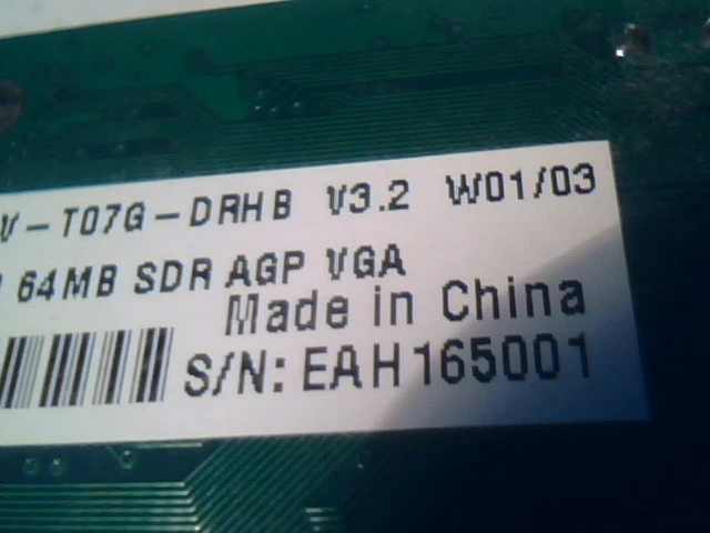 XFX GeForce2 MX400 64M SDRAM AGP VGA Video Graphics Card VAGEFR26PS PV-T07G-DR - image 8