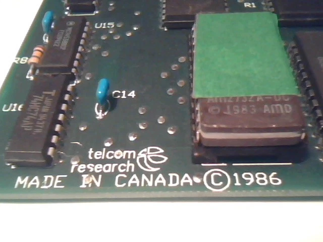 Telcom PC-600 IBM-HSTCR vintage 1995 8-bit Z80 based Time Code Input Card - image 5