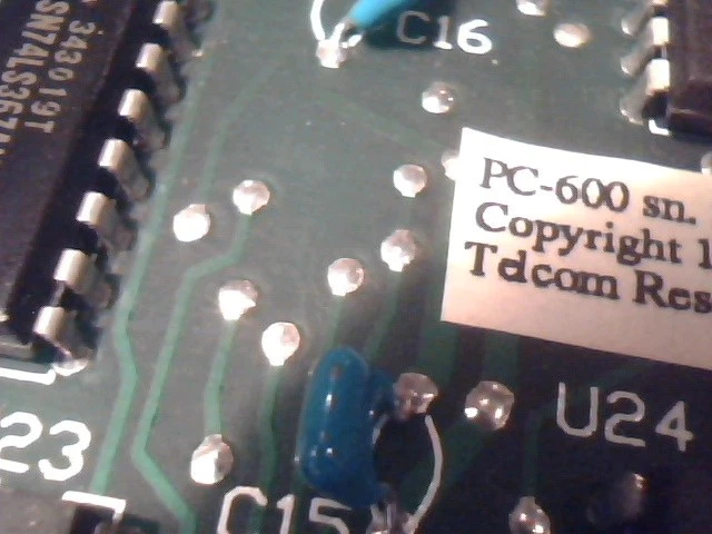Telcom PC-600 IBM-HSTCR vintage 1995 8-bit Z80 based Time Code Input Card - image 10