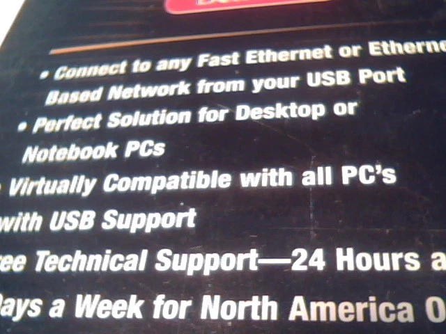NEW Linksys USB100TX USB 100TX Ethernet Wired Network Adapter Tivo Series 2 DVR - image 3