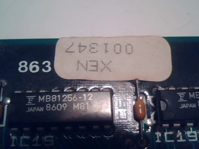 512K C RAM Board card PC031/D PL18 114040/21 vintage 1986 XEN 42-pin PC/104 - image 7