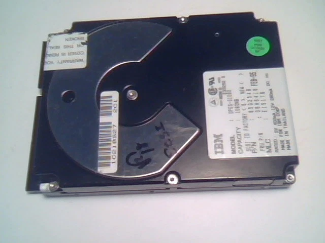 Hard Drive Disk SCSI IBM DPES-31080 50-pin 1080MB 1GB 06H6416 - image 2