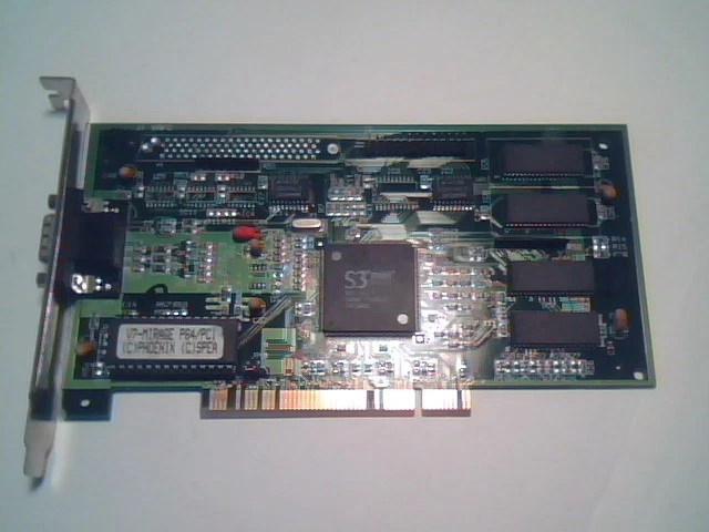 PCI Video Graphics Card SPEA V7-Mirage P64/PCI S3 Trio64 2MB GACC2 86C764-P