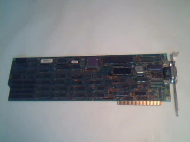 Excelan EX0S 205 9900027-00 Rev.C Vintage 8-bit ISA Card Ethernet NIC ENET CNET