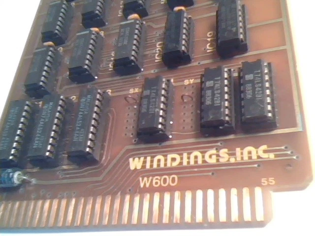 Windings Inc W600 vintage encoder card 56-pin bus - image 2