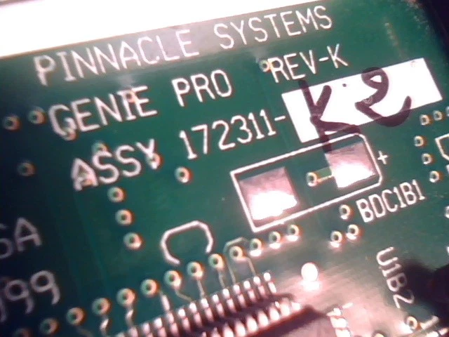 PINNACLE SYSTEMS GENIE PRO REV-K ASSY 172311-K2 PCI Video Edit Capture Card - image 4