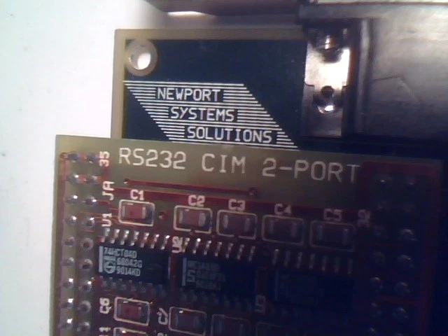 Newport Systems Solutions RS232 V.35 Network 1990 Vintage ISA Card interface - image 5