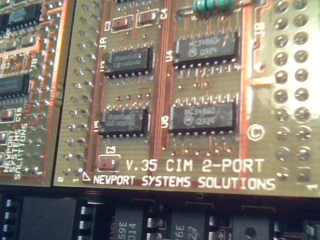 Newport Systems Solutions RS232 V.35 Network 1990 Vintage ISA Card interface - image 6