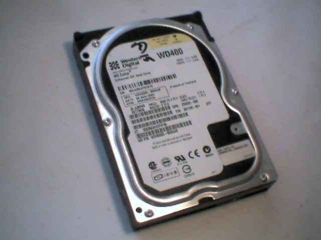 Hard Disk Drive IDE WD Caviar WD400 WD400BB-60DGA0 Nov 2003 281748-00 40GB ATA
