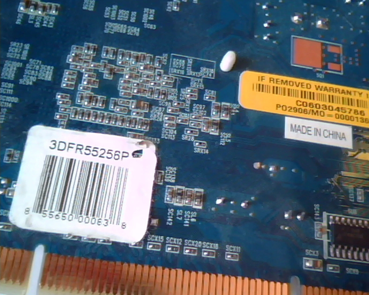 PCI card 3DFR55256P GeForce FX5500 256M S-Video VGA D256M - image 3