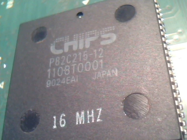 Vintage 1990 HP CPU Card 386SX 2MB N80387SX-16 D1470-60031 B-3026-D3 CHIPS - image 11