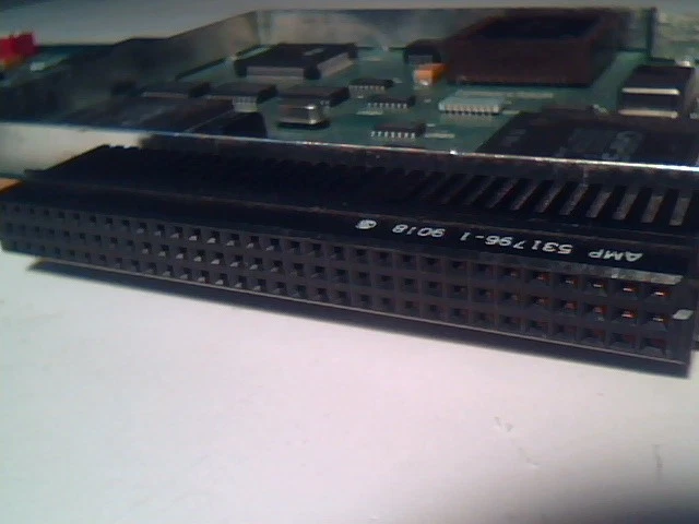Vintage 1990 HP CPU Card 386SX 2MB N80387SX-16 D1470-60031 B-3026-D3 CHIPS - image 4