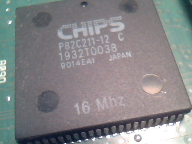Vintage 1990 HP CPU Card 386SX 2MB N80387SX-16 D1470-60031 B-3026-D3 CHIPS - image 9