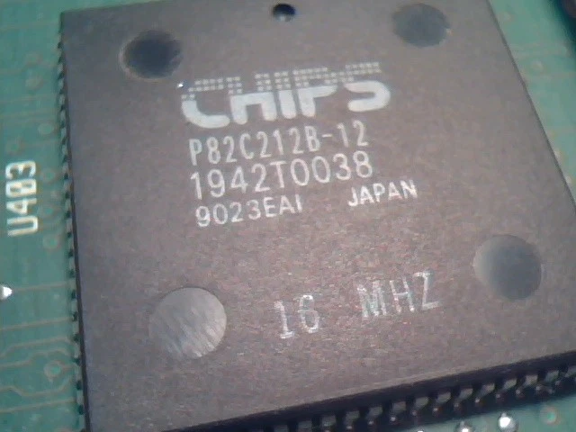 Vintage 1990 HP CPU Card 386SX 2MB N80387SX-16 D1470-60031 B-3026-D3 CHIPS - image 10