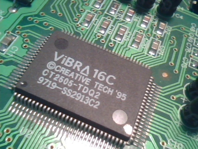 SF16-FMI-03 ISA Sound Card Sound Blaster Vibra16C CT2505-TDQ2 Radio FM vintage - image 9