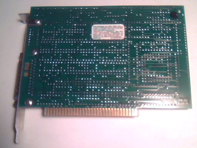 Novell 810-000205-001 Network NIC Card 8-bit ISA vintage AMD N80188 CPU - image 2