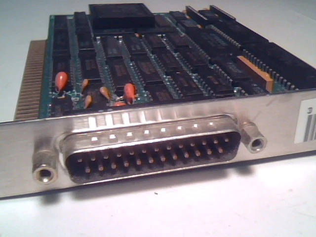 Novell 810-000205-001 Network NIC Card 8-bit ISA vintage AMD N80188 CPU - image 3