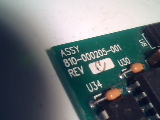 Novell 810-000205-001 Network NIC Card 8-bit ISA vintage AMD N80188 CPU - image 4