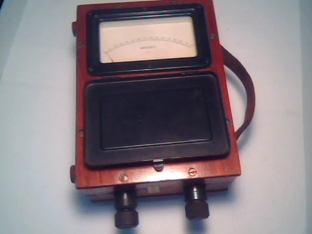 1930's MEGGER AMPERES AMMETER DC 150A EVERSHED & VIGNOLES vintage test meter