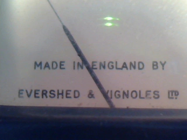 1930's MEGGER AMPERES AMMETER DC 150A EVERSHED & VIGNOLES vintage test meter - image 5