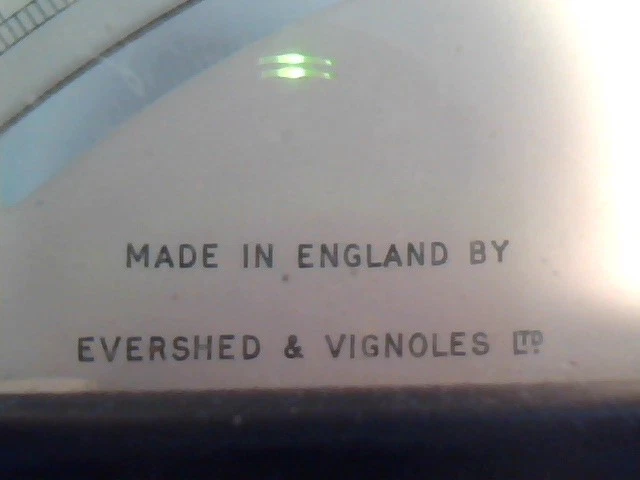 1930's MEGGER AMPERES AC 20 EVERSHED & VIGNOLES vintage test meter ammeter - image 6