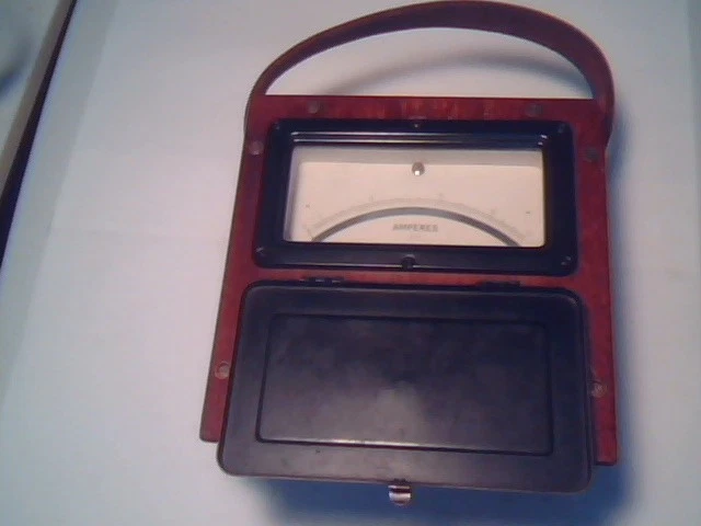 1930s MEGGER AMPERES AC 15A EVERSHED & VIGNOLES vintage test meter ammeter