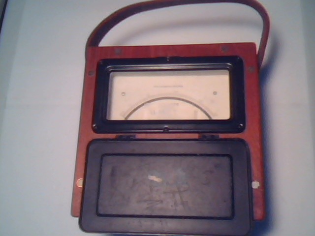 1930s MEGGER AMPERES AC 3A EVERSHED & VIGNOLES vintage test meter ammeter