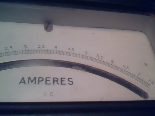 1930s MEGGER AMPERES DC 7.5A EVERSHED & VIGNOLES vintage test meter ammeter - image 4