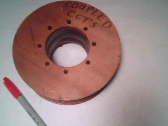 Vintage Coupled CCTs COIL Copper 7.5 lbs 3.5 kg huge old massive 100 years old - image 2