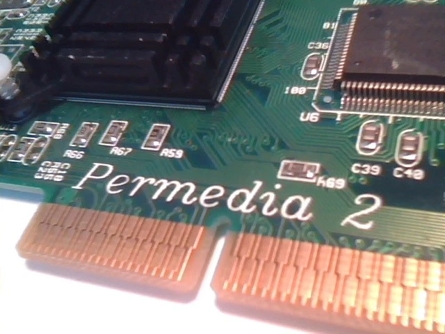 PM200A Permedia 2 Ver2 8MB AGP video graphics card quiet no fan - image 5