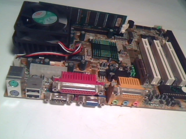 Pentium Motherboard Ultimate Super Socket7 ATX ISA AMR MS5187 VER:1 550MHz VIA - image 2