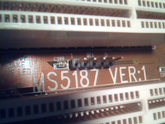 Pentium Motherboard Ultimate Super Socket7 ATX ISA AMR MS5187 VER:1 550MHz VIA - image 4