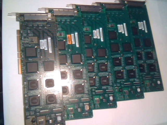 QTY 5 Sun QGEPCI Quad Port Gigabit Ethernet 64bit PCI-X Network Card 501-6522-08
