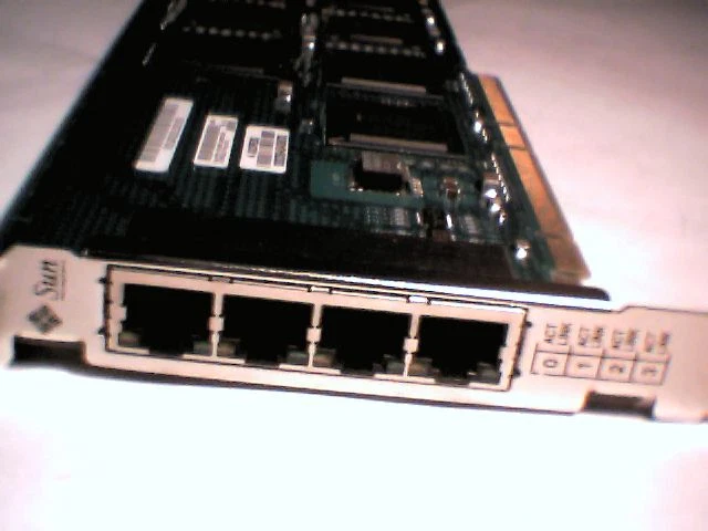 QTY 5 Sun QGEPCI Quad Port Gigabit Ethernet 64bit PCI-X Network Card 501-6522-08 - image 4