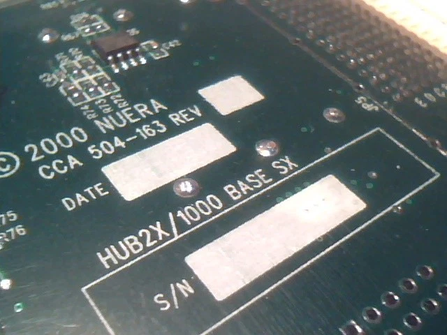 ORCA / NUERA HUB2X/100BaseT 504-163-01 RevF CompactPCI CPCI Board - image 7