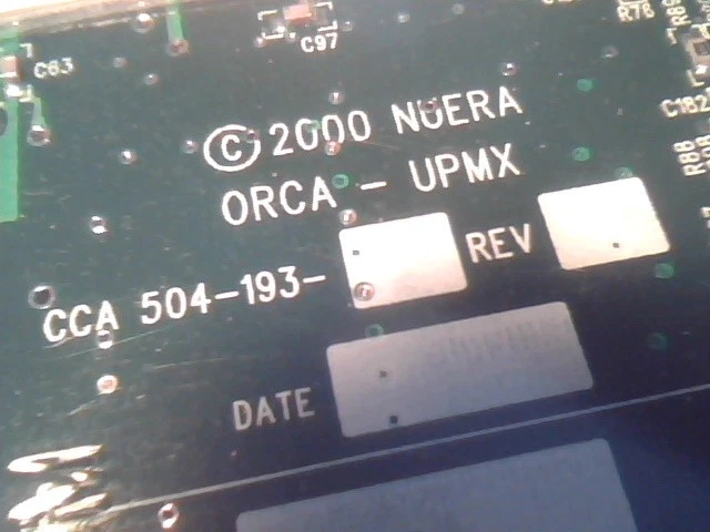 Nuera UPMX/T1 CPCI CompactPCI 504-372-01 Rev:B 504-087 RJ-45 RJ45 Adapter ORCA - image 5
