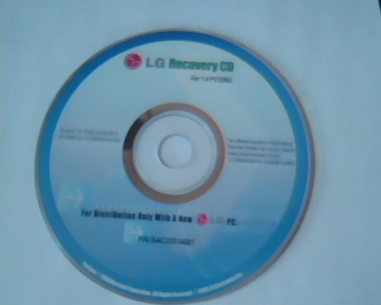 CD LG Recovery CD Ver 1.4 P2 ENG
