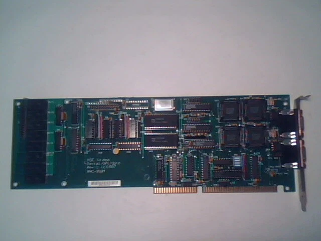 ANC-9884 Multifunction Card for ASC Video Corp edit PC16550DV CP82C59A RD2N-IU