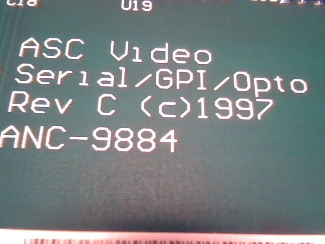 ANC-9884 Multifunction Card for ASC Video Corp edit PC16550DV CP82C59A RD2N-IU - image 4