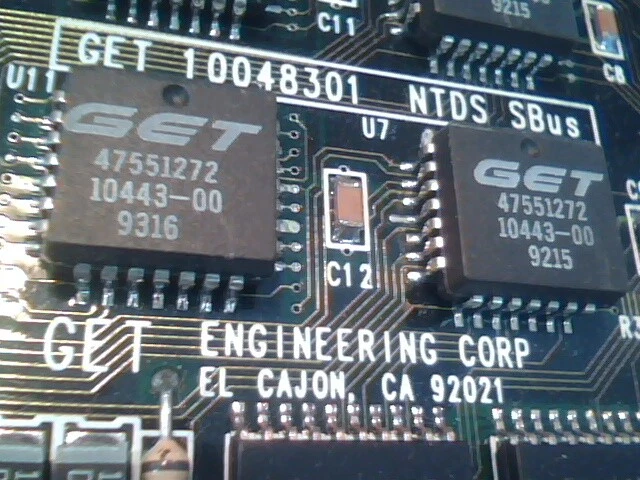 G.E.T. GET Engineering S-BUS Card 10048301 NTDS SBUS Parallel Interface Adaptor2 - image 6
