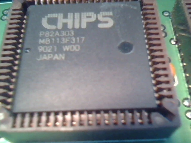 CHIPS P82C301 P82C302 P82A303 P82A304 P82A306 P82B305 P82C206 chipset in sockets - image 5