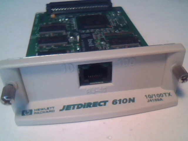 610N Jetdirect J4169A Card J4169-60023 Ontario Quebec Ethernet Printer Network