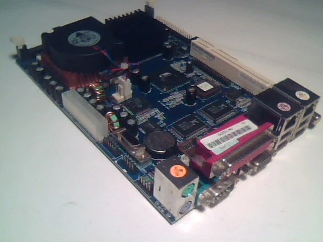 Motherboard SBC P3 Socket370 MBM-865VA-110 Formosa EPIC EBX Tiny Dual LAN - image 2