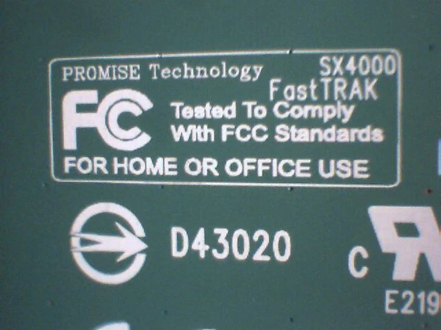 Promise FastTrak SX4000 256MB PCI ATA RAID 5 IDE Ultra Controller Card 0116-00 - image 6