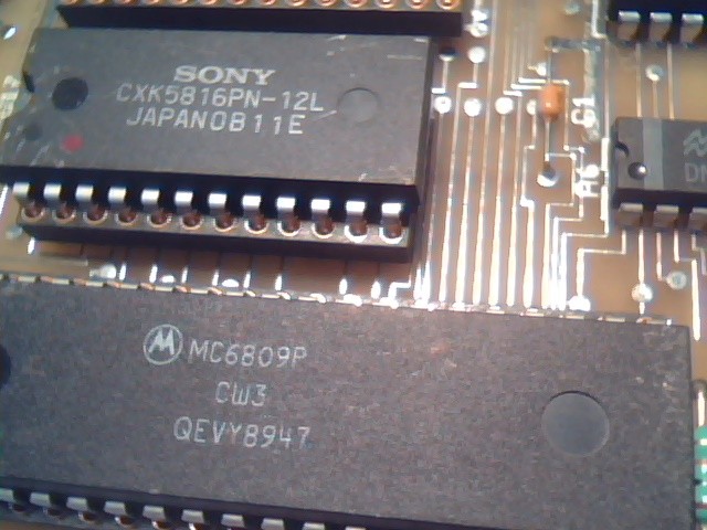 6809 SBC Card 1989 MC6809P vintage CPU on 86-pin card Z80 CPM - image 4